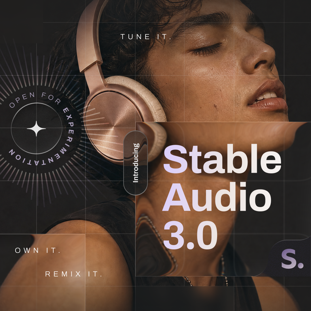 Stable Audio 3.0：为艺术实验而生的开放权重模型系列