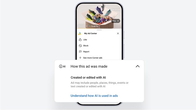 Google 将标注 AI 生成的广告