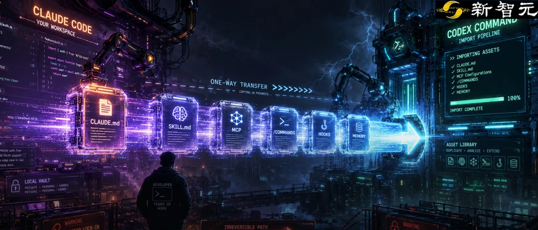 OpenAI 新增导入功能 Claude Code 配置可迁移至 Codex