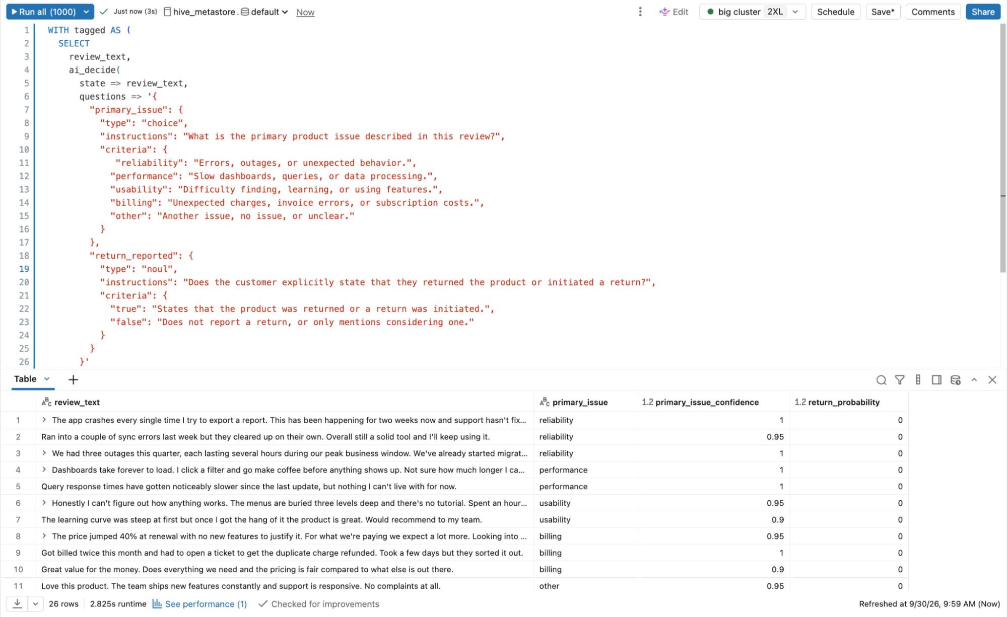Databricks 发布 aidecide，用决策模型替代 LLM 做快速判断