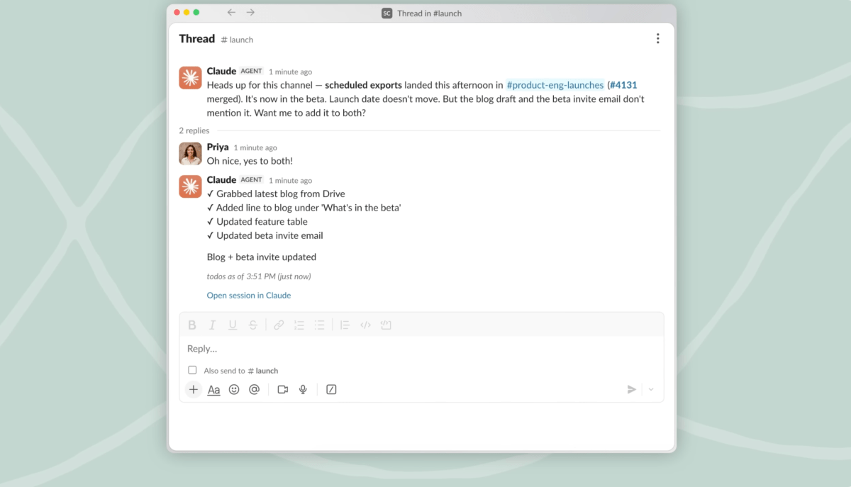 Anthropic 推出 Claude Tag，AI 助手持续学习企业 Slack 信息