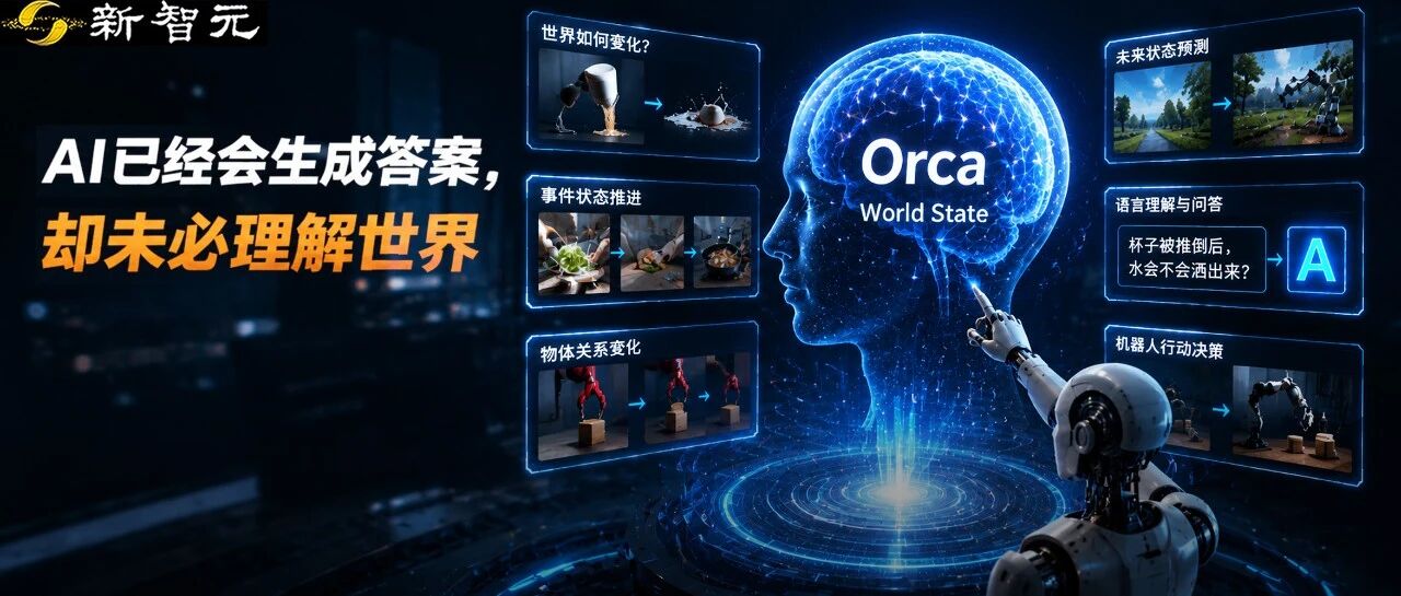智源悟界发布Orca世界模型，从预测下一词转向预测下一状态