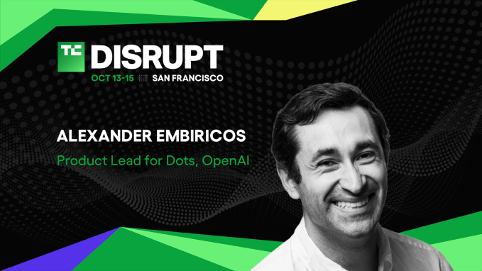 OpenAI Dots 产品负责人将在 TechCrunch Disrupt 谈个人 agent