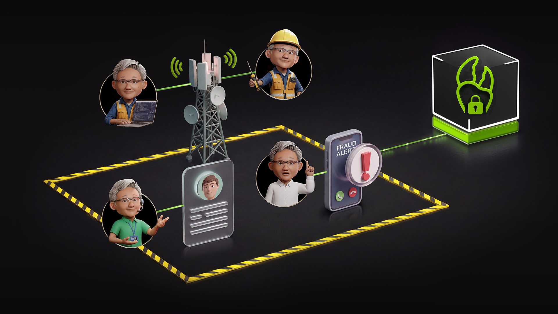 NVIDIA 将全天候可信 AI 代理引入电信运营