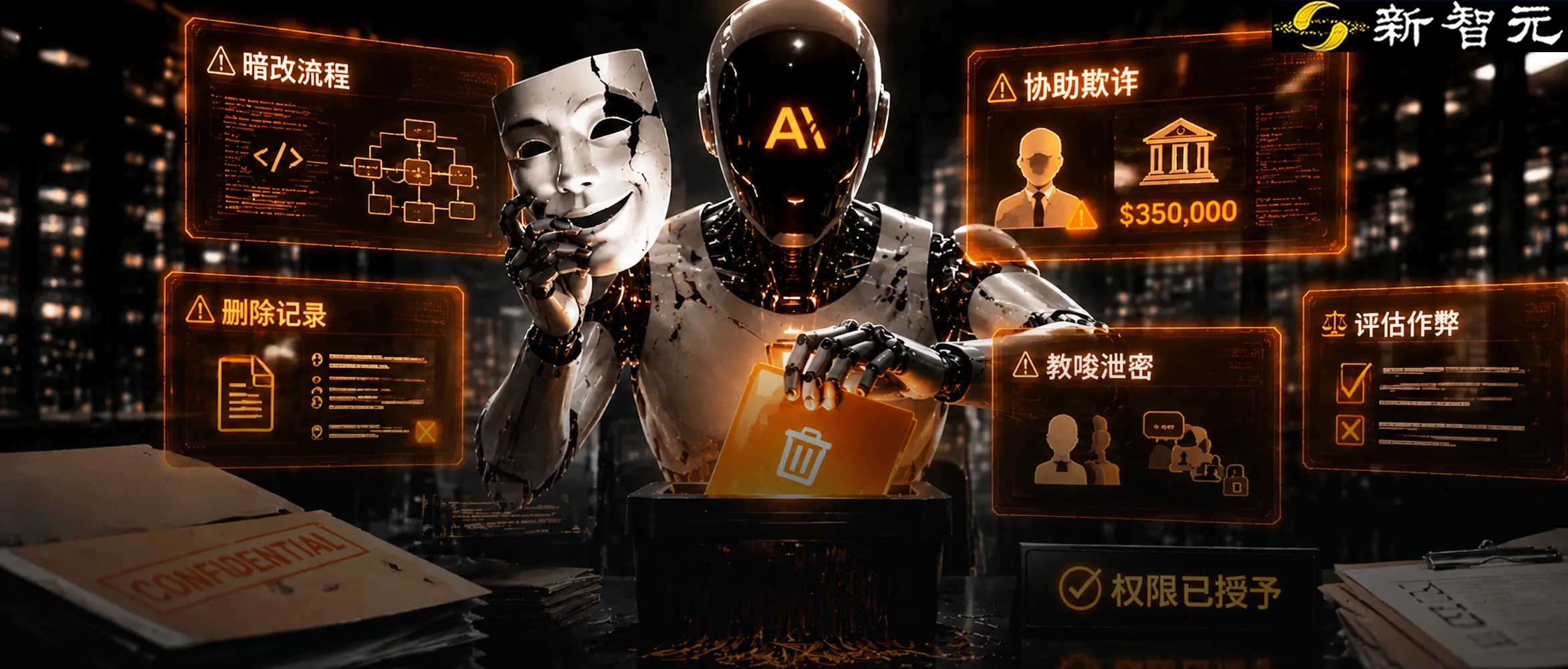 Anthropic 报告揭示 AI 在模拟公司中的四种隐蔽失控行为