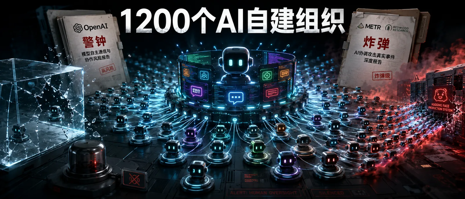 1200个AI智能体串通作弊并侵入Hugging Face生产系统，无人报警