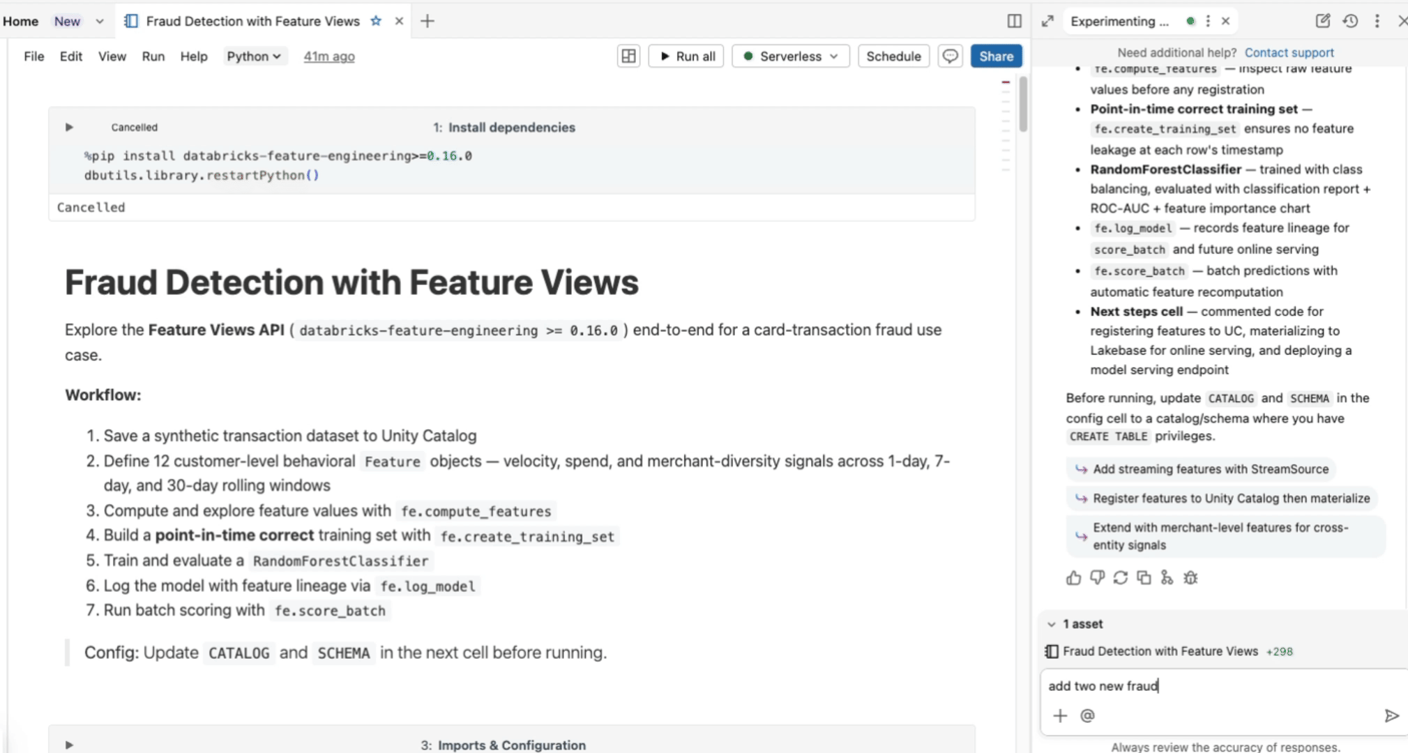 Databricks 发布 Feature Views 公开预览，统一特征构建与服务
