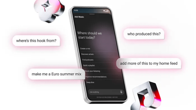 YouTube Music 加入 AI 对话式选歌与播客推荐功能