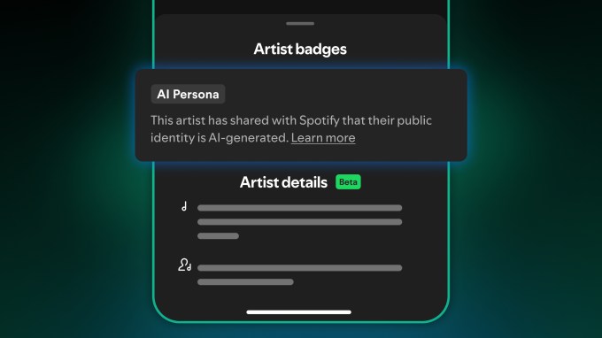Spotify 将标注 AI Persona 档案并排除其音乐于推荐之外