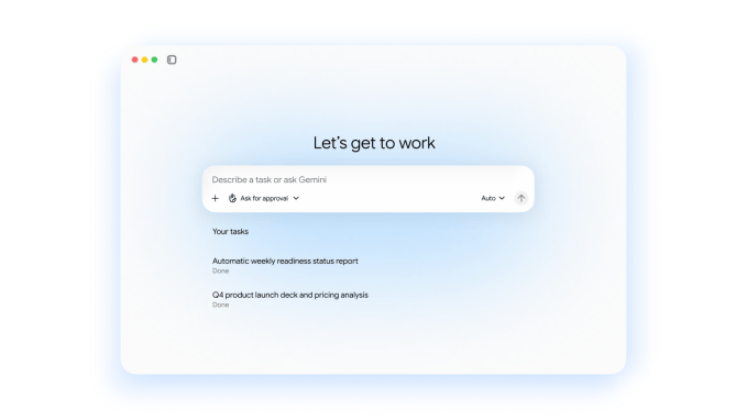 Google 将 agentic AI 引入 Gemini，先落地企业市场