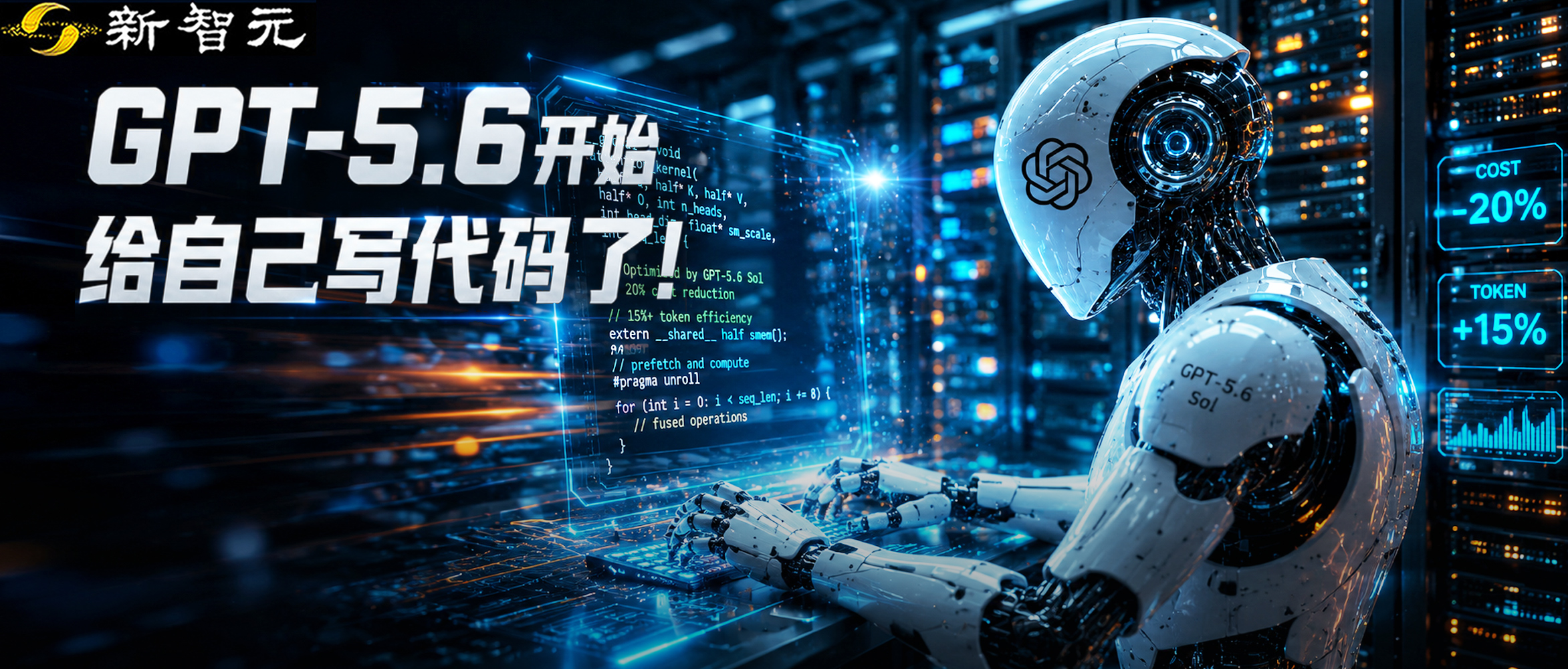 GPT-5.6 Sol自主优化生产推理栈，服务成本降20%