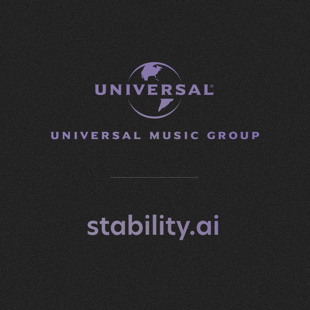 Universal Music Group 与 Stability AI 宣布战略联盟，共同开发专业 AI 音乐创作工具
