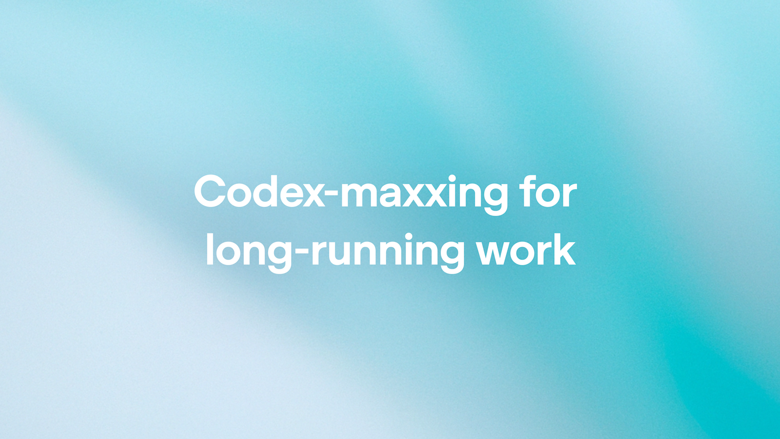 用 Codex 保持上下文以管理复杂长期项目