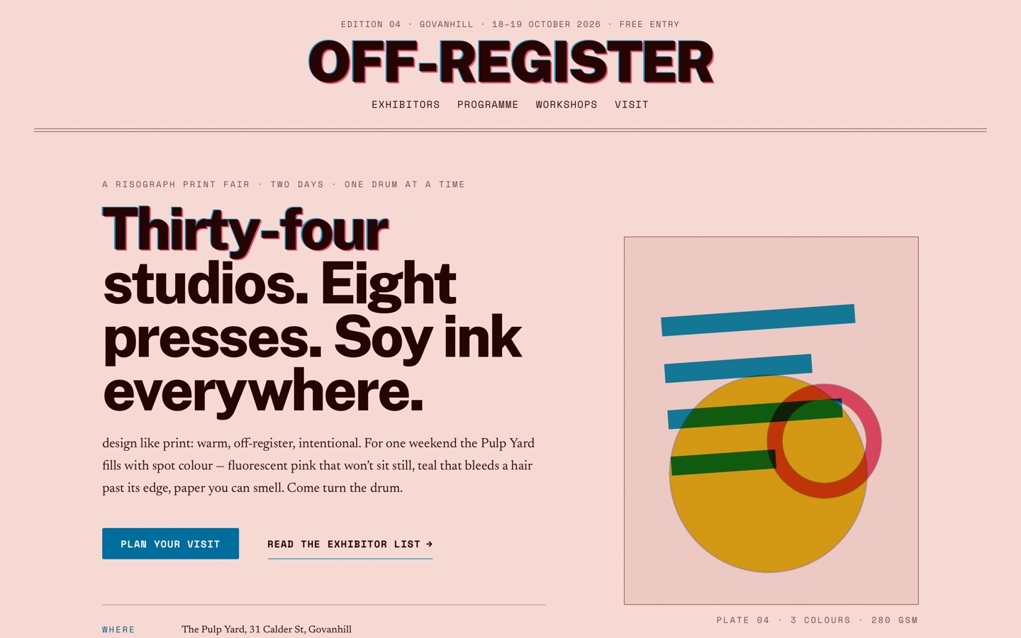 Off-Register 孔版印刷展主图