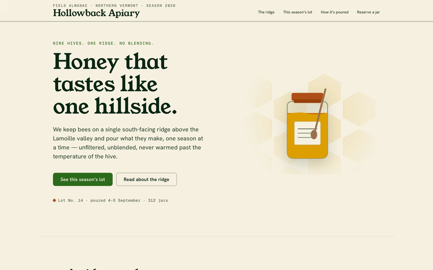 Hollowback Apiary 养蜂场主图