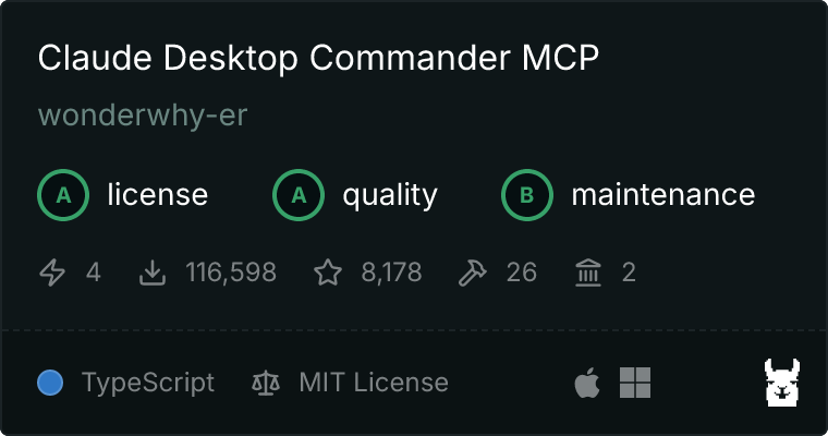 Desktop Commander MCP