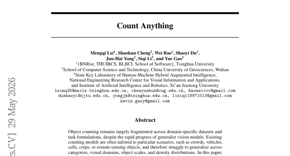 Count Anything：万物计数
