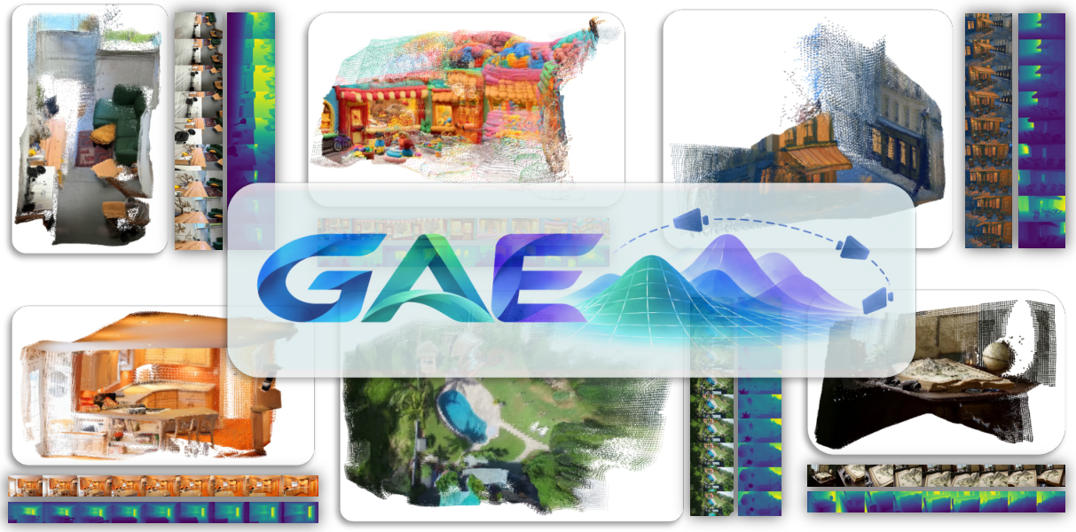 GAE：学习面向 3D 一致世界生成的几何原生潜空间