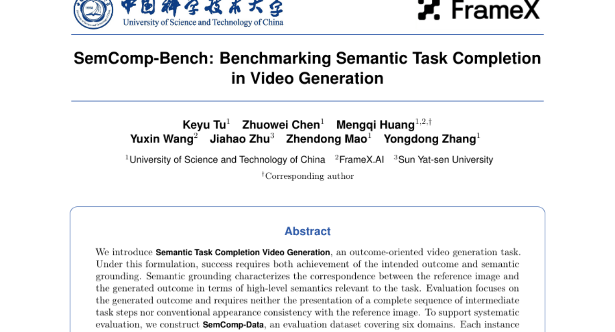 SemComp-Bench: 视频生成中的语义任务完成基准