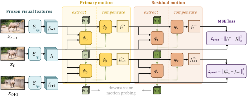 Self-Supervised Learning of Structured Dynamics from Videos