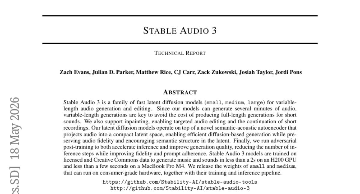 Stable Audio 3