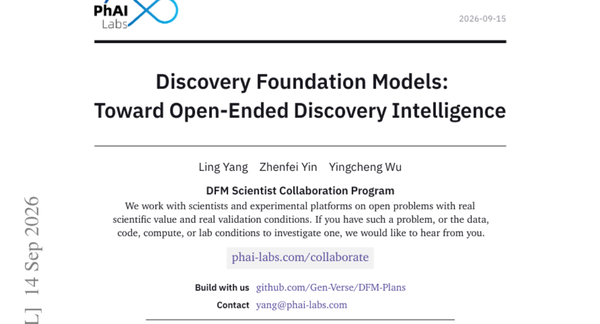 Discovery Foundation Models：迈向开放式 Discovery Intelligence
