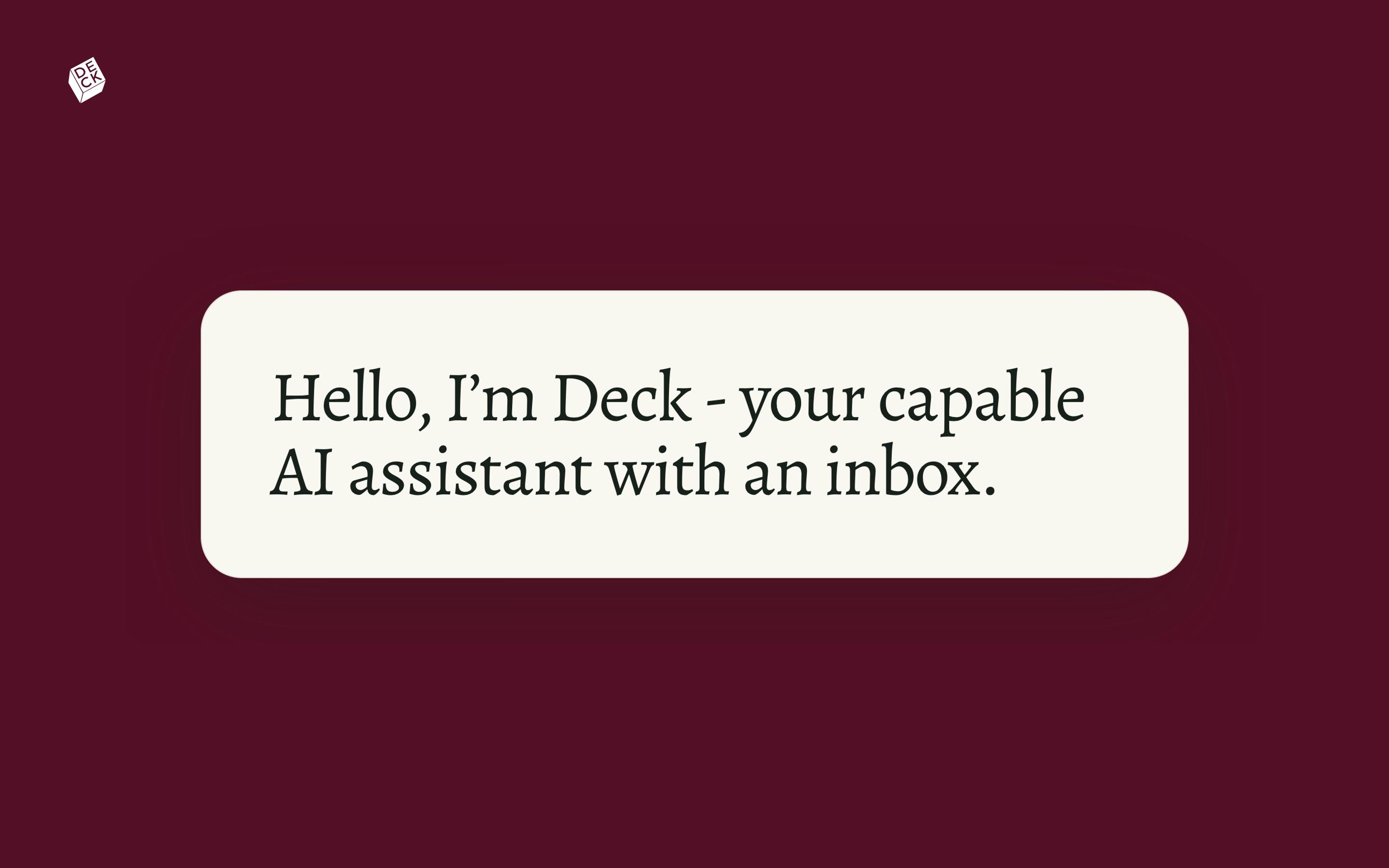 Deck
