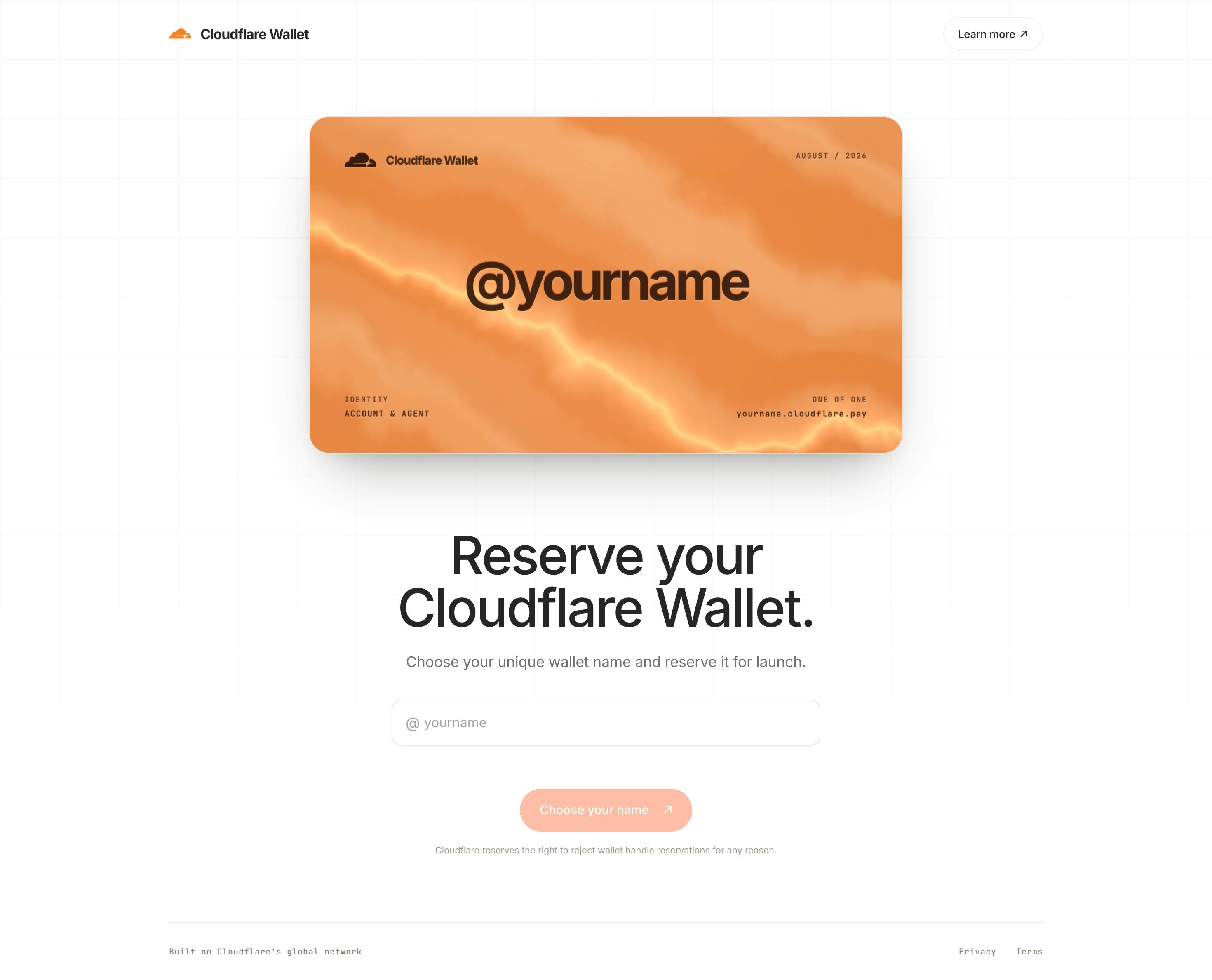 Cloudflare Wallets