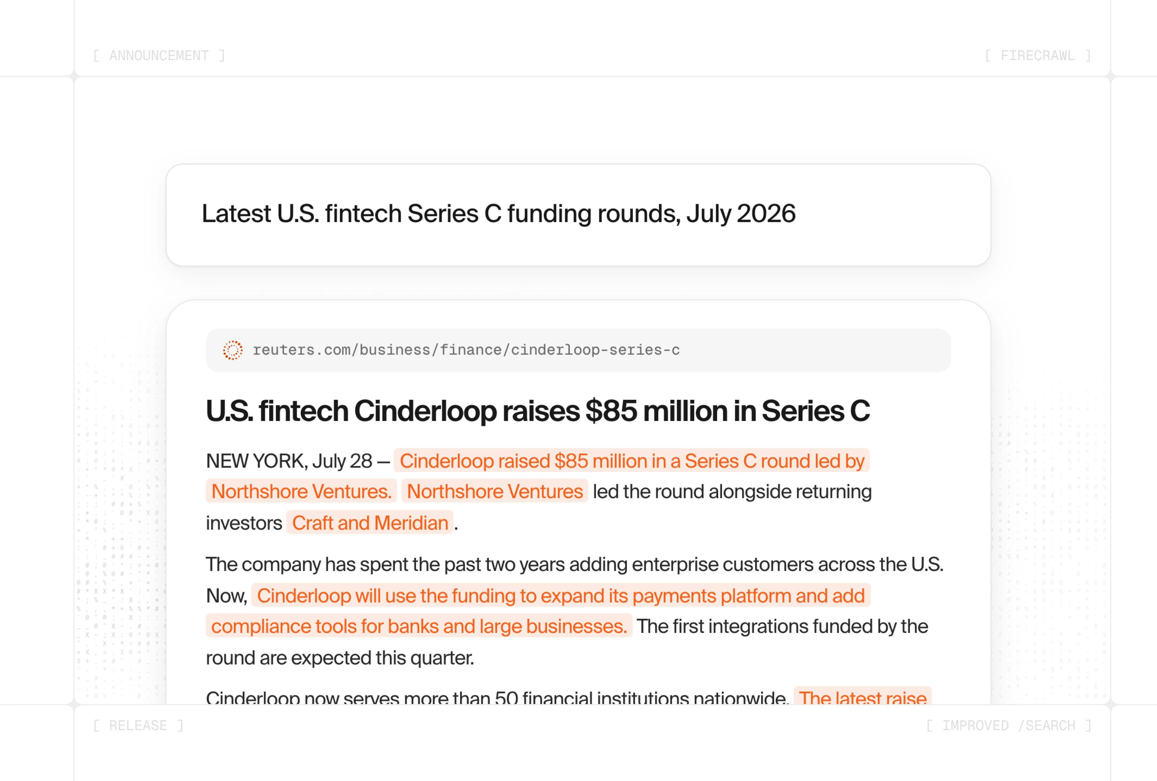 The new Firecrawl /search