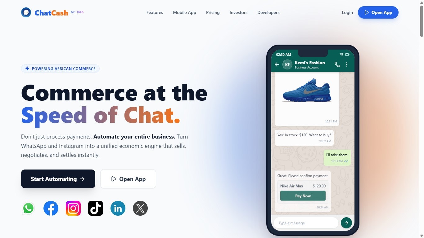 Chat Cash