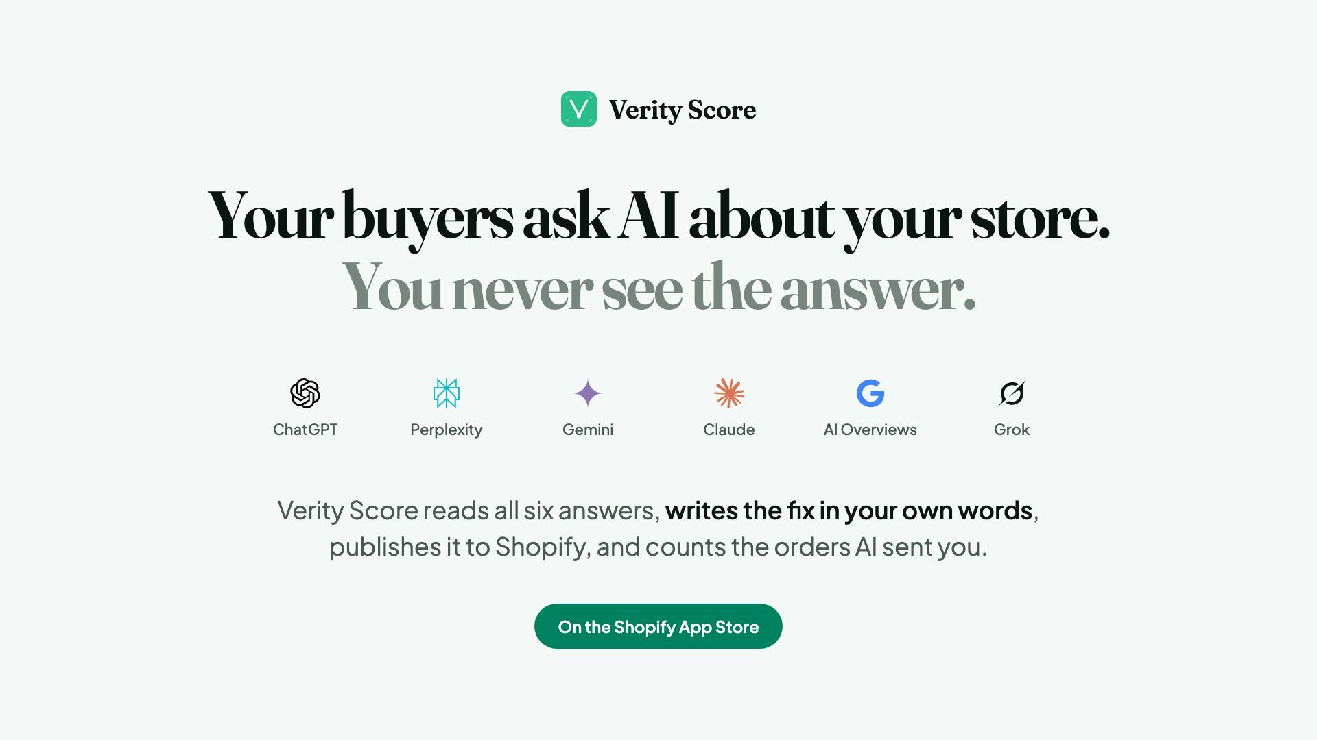 Verity Score