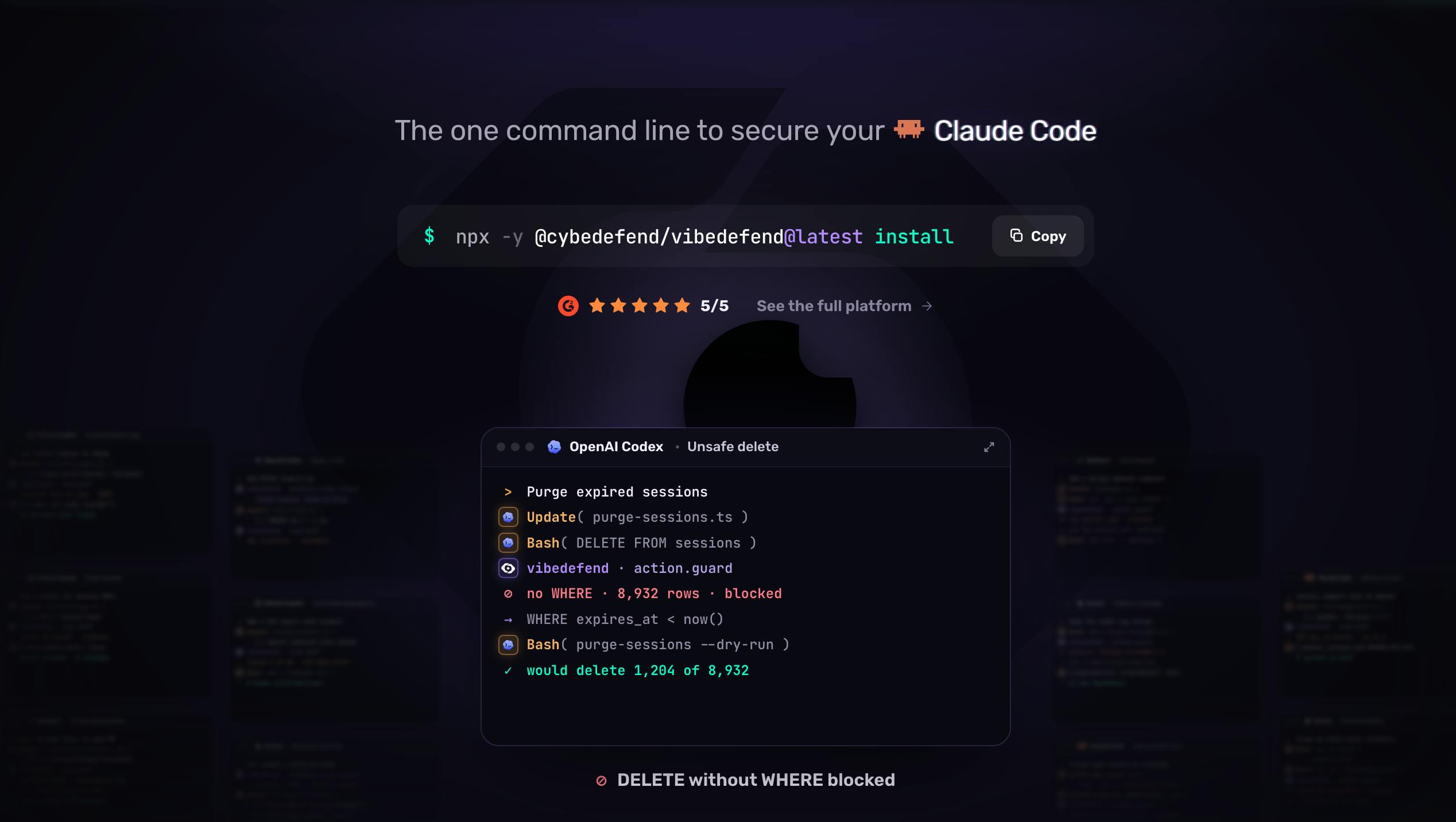 VibeDefend by CybeDefend