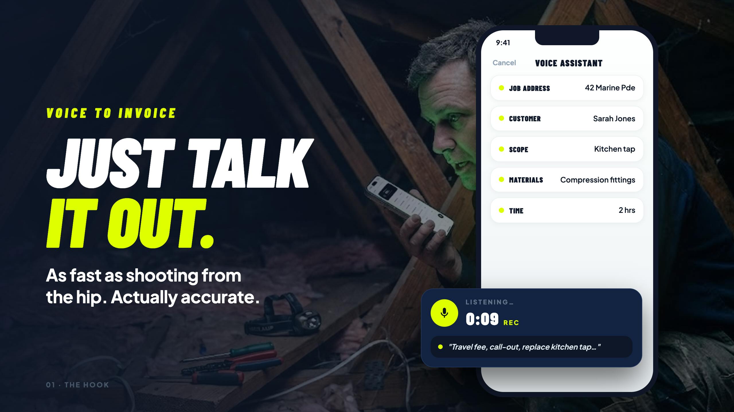 SMASH Voice to Invoice