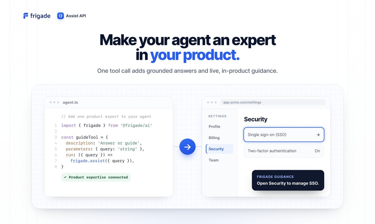 Frigade Assist API