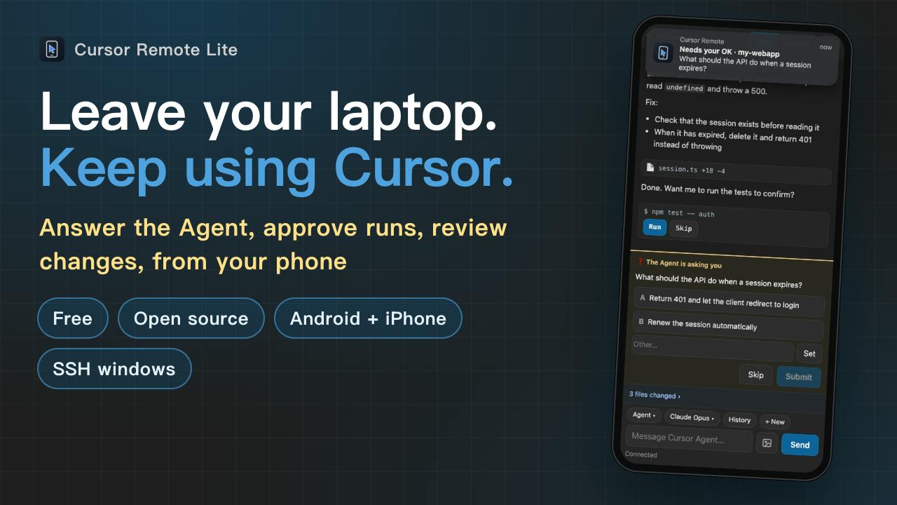 Cursor Remote Lite
