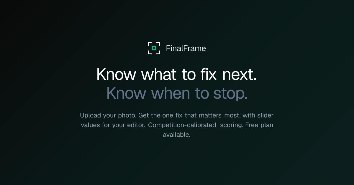 FinalFrame