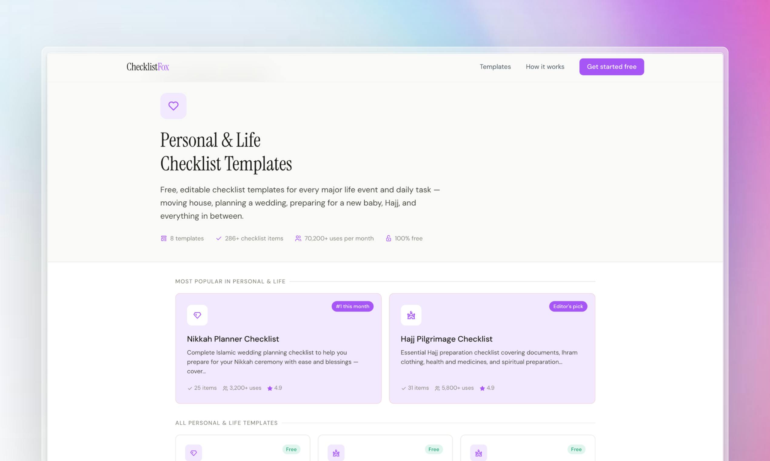 ChecklistFox