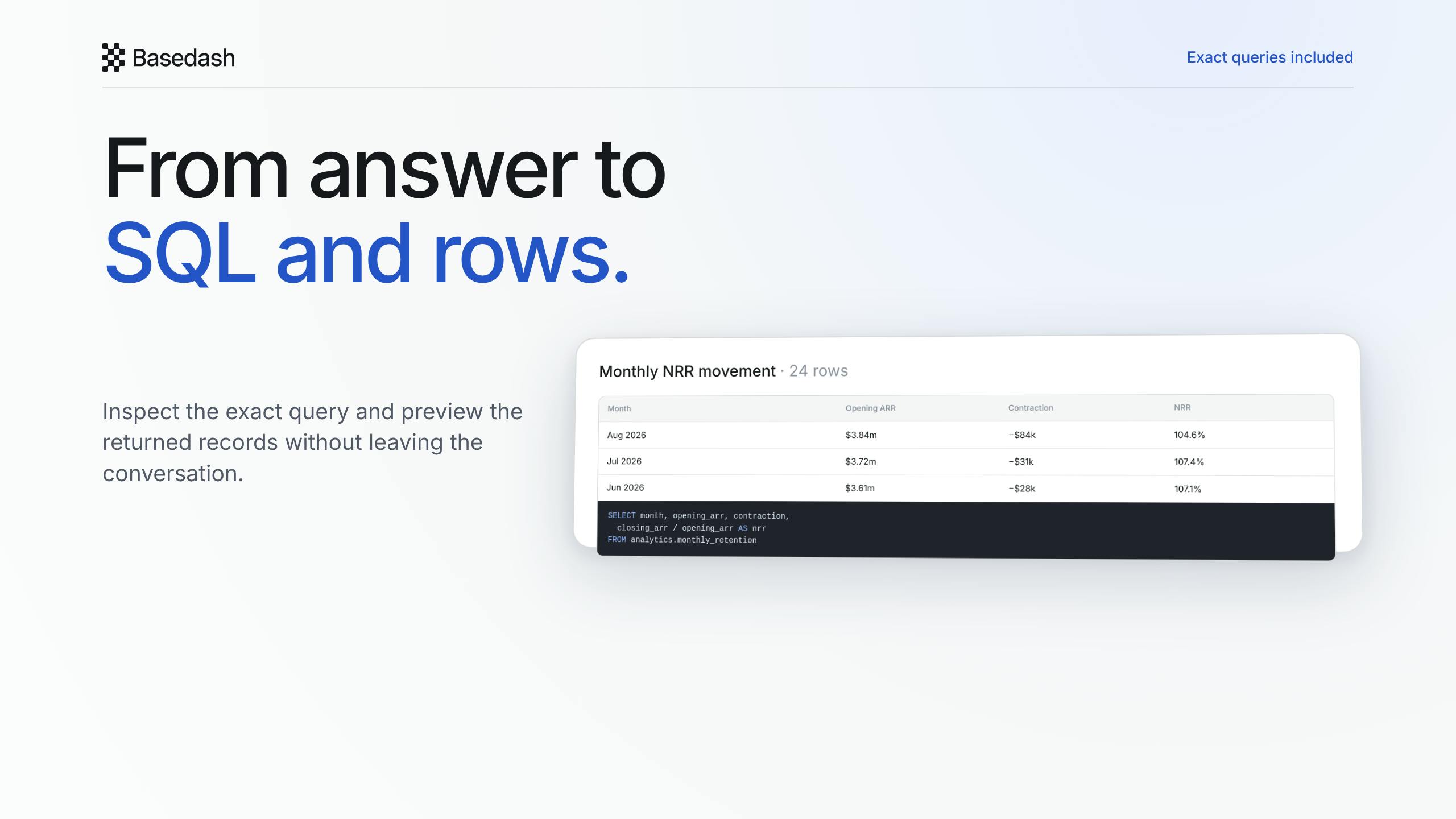 Basedash AI Sources