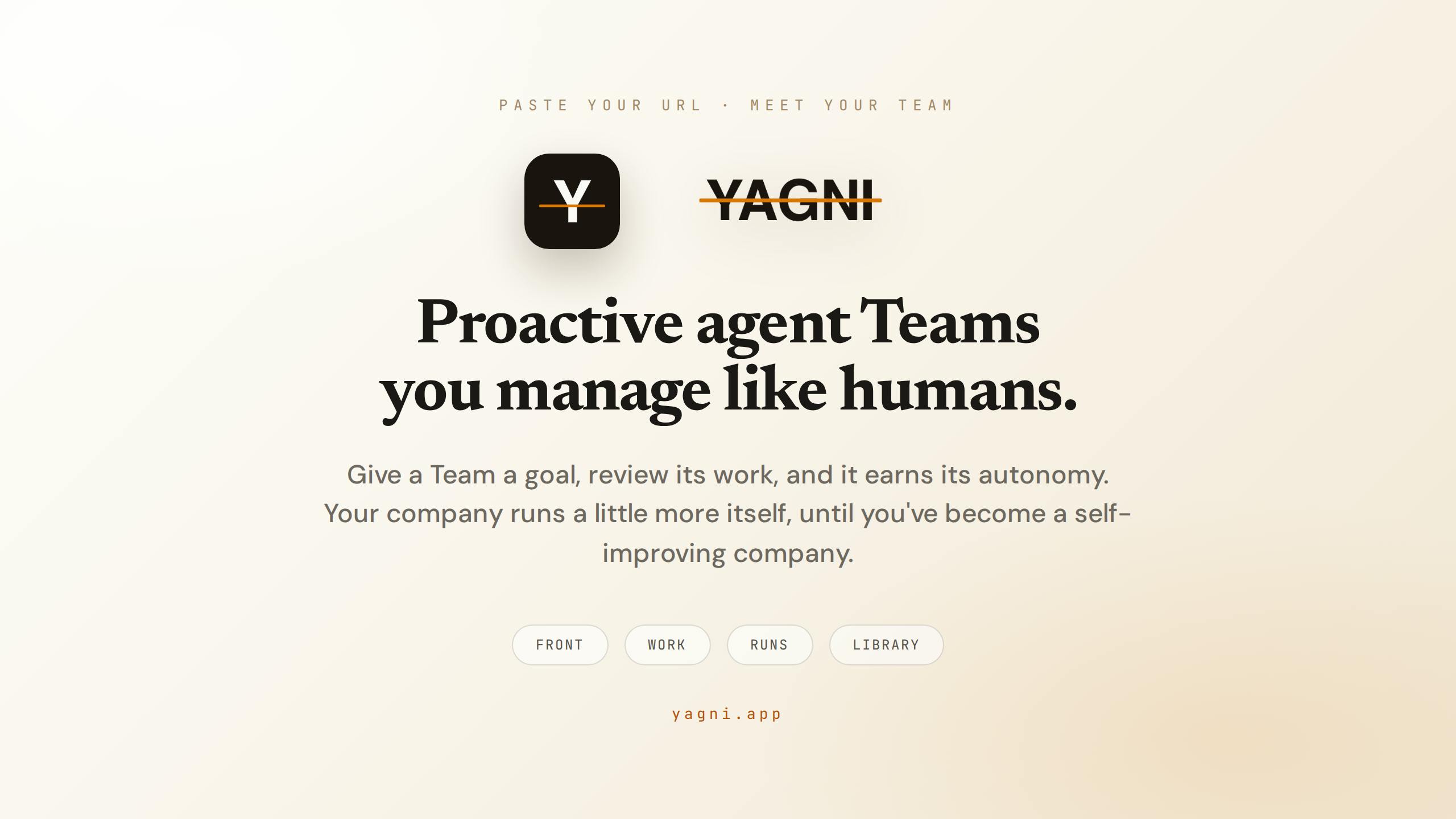 YAGNI