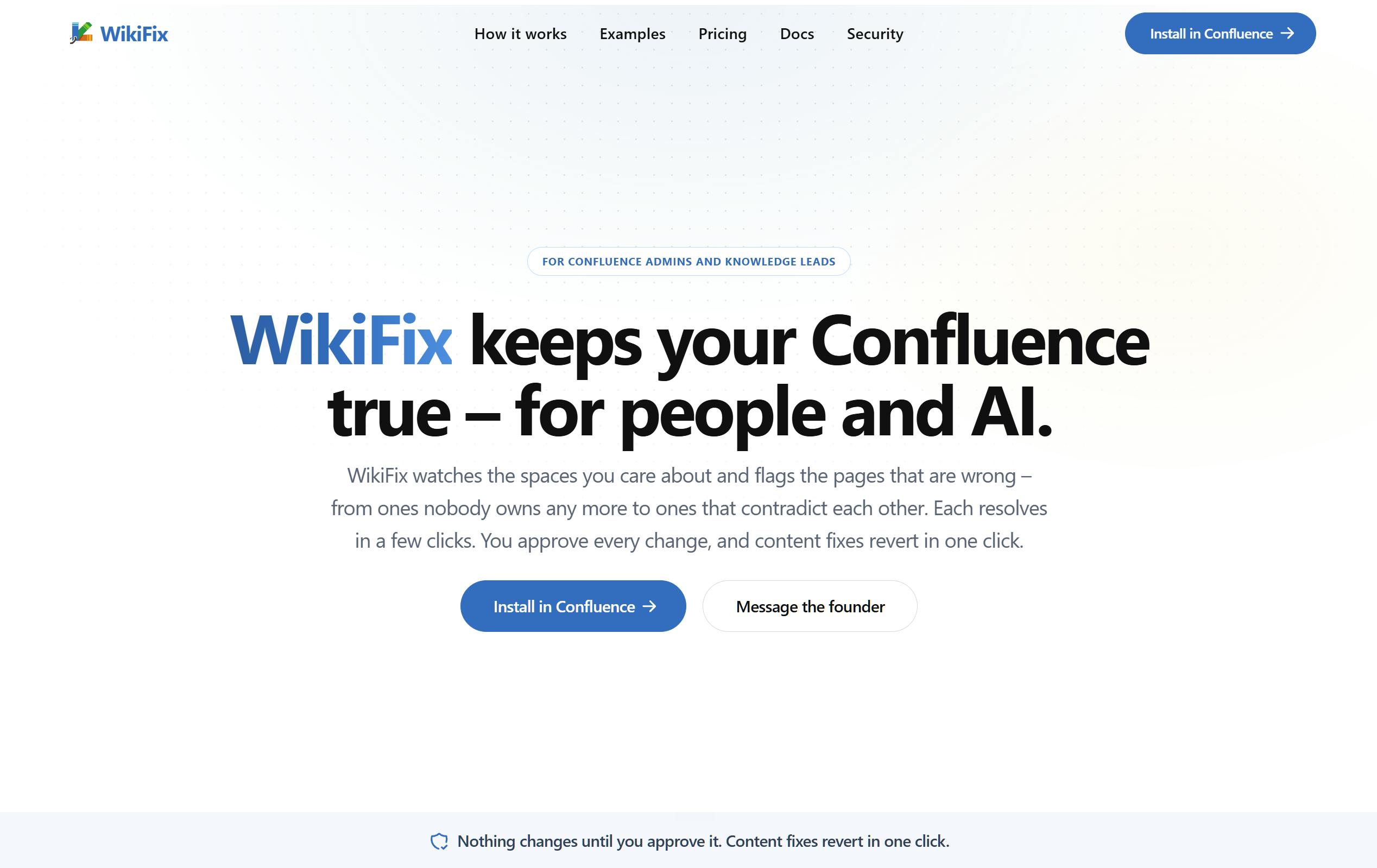 WikiFix for Confluence