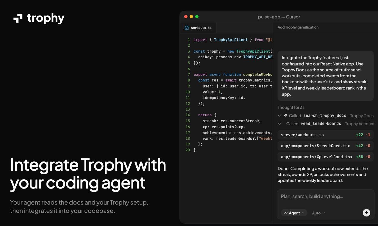 Trophy MCP Servers