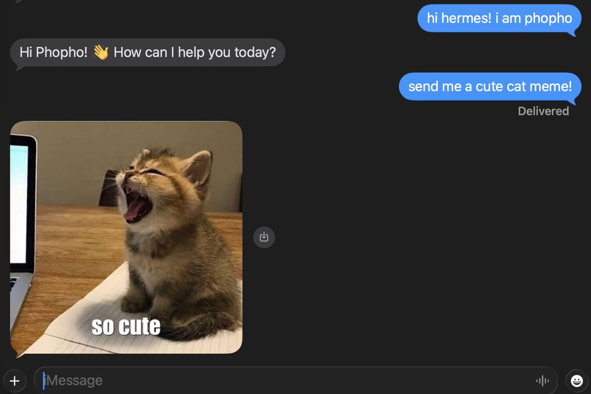 Hermes现可在iMessage上使用，通过Photon将AI Agent带给用户