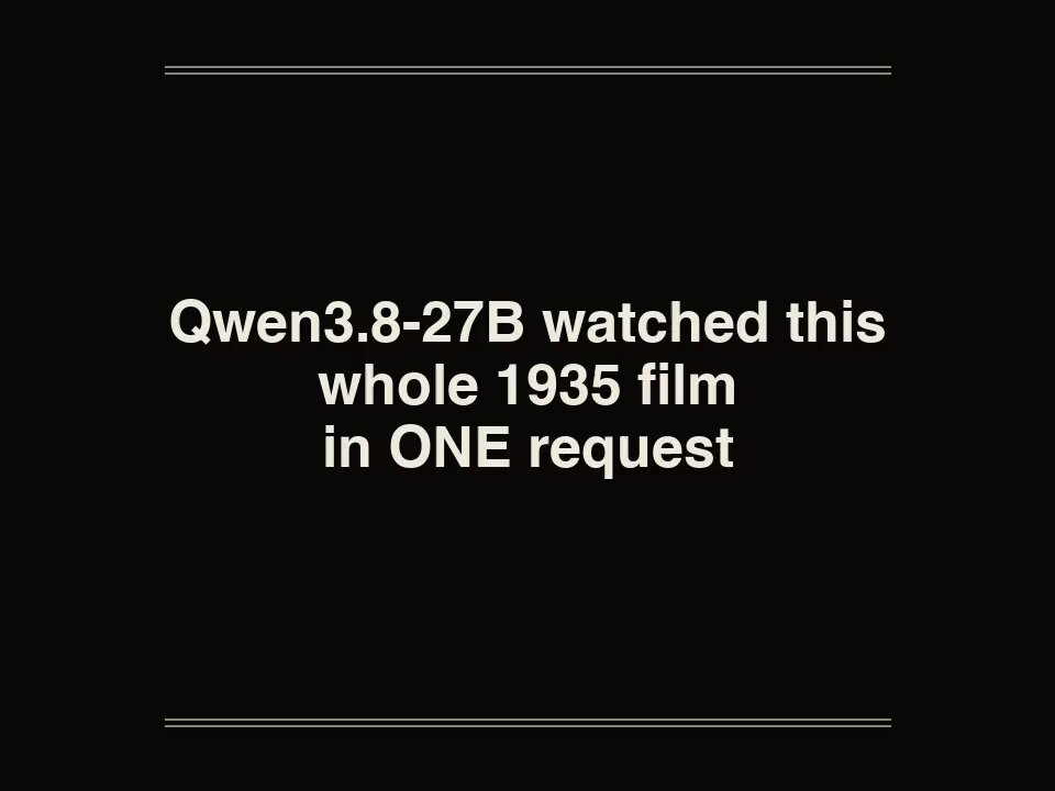 Qwen3.8-27B 视频理解强,能准确提取事件时间戳与字幕