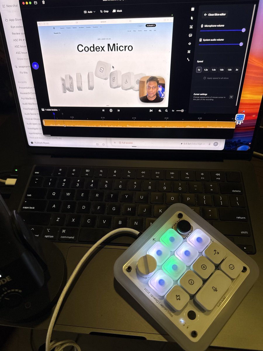 Codex Micro开箱视频，成为agent工作流核心