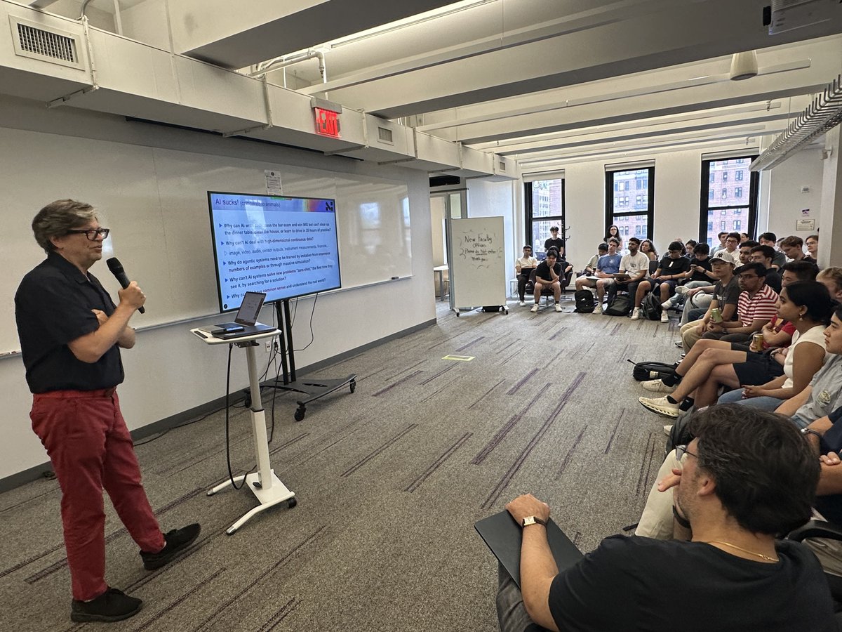 Yann LeCun 在 NYU 研讨会演讲：世界模型与下一次 AI 革命。