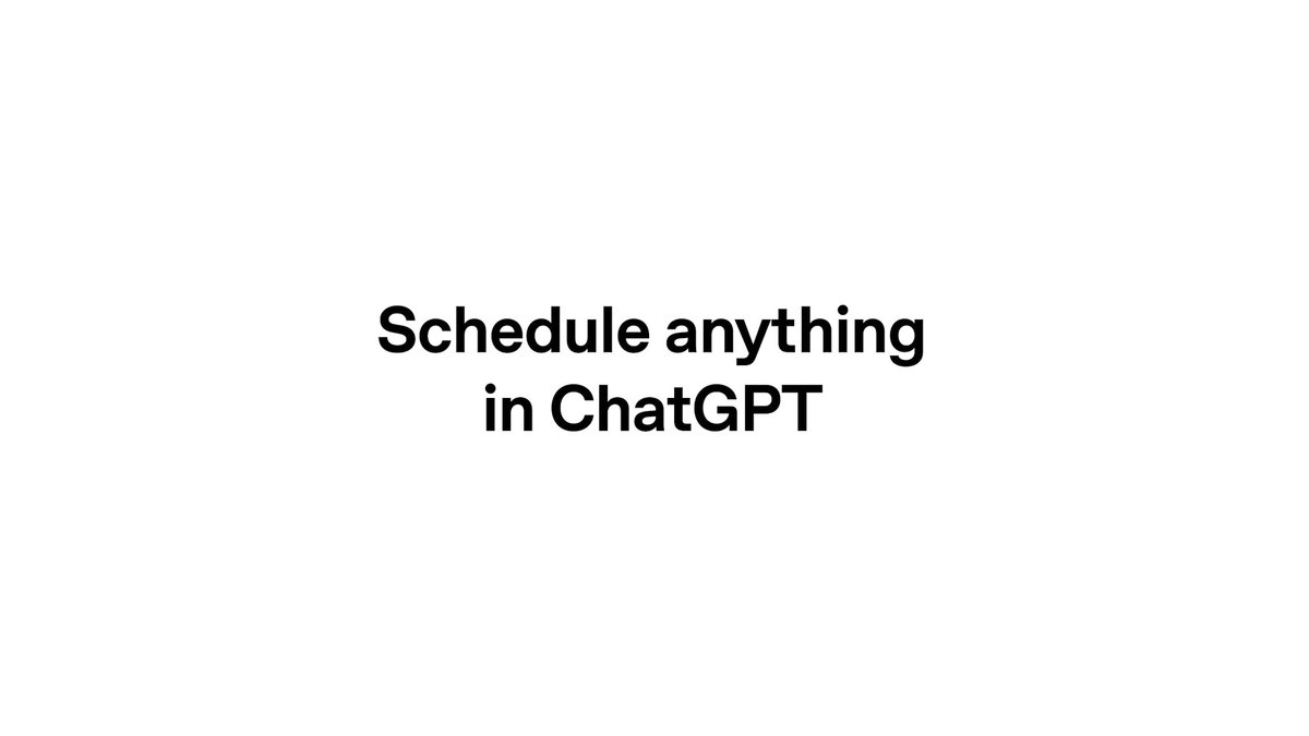 ChatGPT推出新的任务调度功能，更快更可靠
