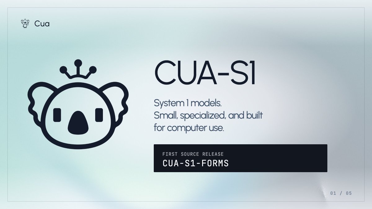 trycua 开源 CUA-S1-FORMS,首个面向 computer use 的小型专用模型