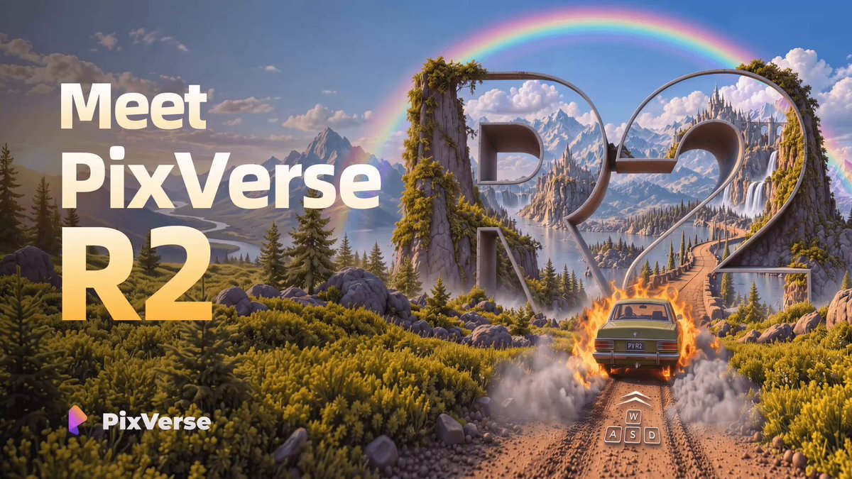PixVerse 发布实时世界模型 R2,可用提示词控制与编辑