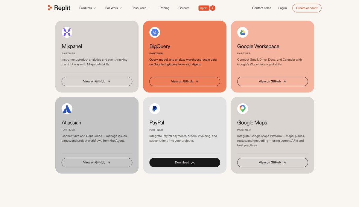 PayPal成为Replit的Skill，Agent自动处理支付集成。