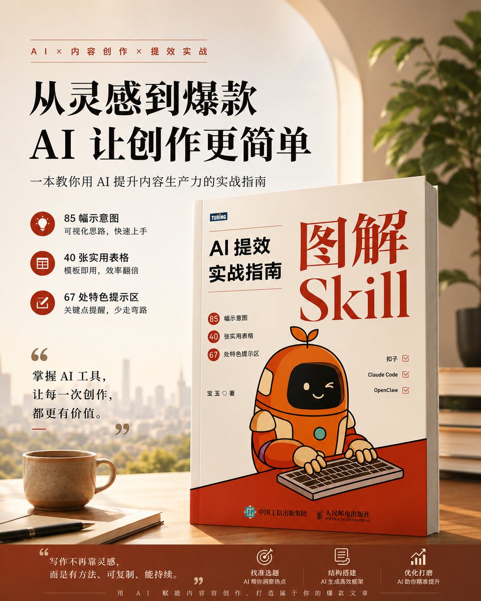 AI新书海报模板分享，内容创作与论文写作